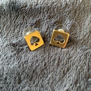 ♠️Kate Spade♠️ gold block earrings